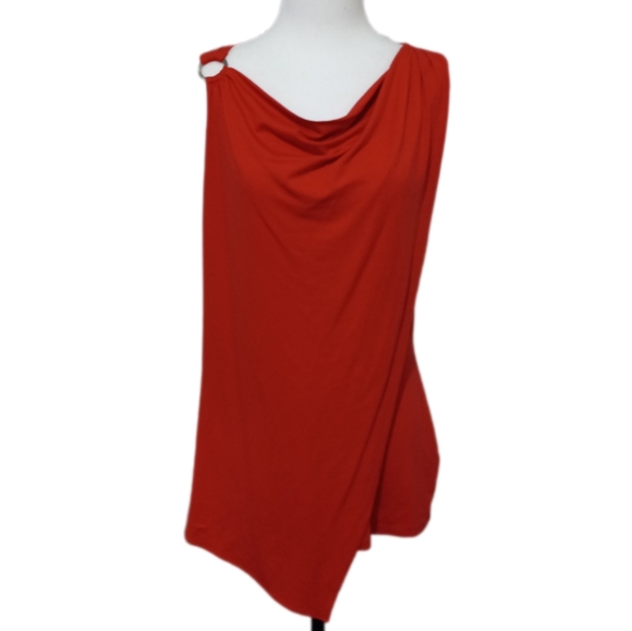 **SOLD**WHBM | small asymmetrical sleevless top - Picture 1 of 9